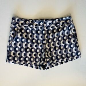 Trina Turk | Navy and White Shorts